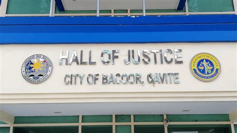 hall of justice dasmariñas cavite|Municipal Trial Court in Cities, City of Bacoor, Cavite.